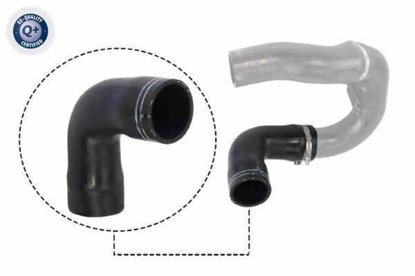 Furtun aer supraalimentare FIAT DOBLO Cargo (263_) 1.6 D Multijet (263WXD1B, 263WXR1B, 263WXX1B, 263ZXD1B,... diesel 105 cai VAICO V24-0716