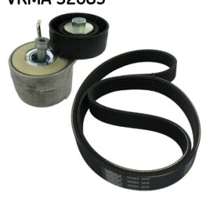 Set curea transmisie cu caneluri FIAT 500L (351_, 352_) 1.3 D Multijet (199.LYM11, 199.LYM1A) diesel 95 cai SKF VKMA 32085