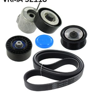 Set curea transmisie cu caneluri FIAT 500L (351_, 352_) 1.6 D Multijet (199LYE1B) diesel 120 cai SKF VKMA 32118