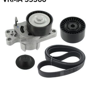 Set curea transmisie cu caneluri FIAT QUBO (225_) 1.4 (225AXA1A) benzina 73 cai SKF VKMA 33300
