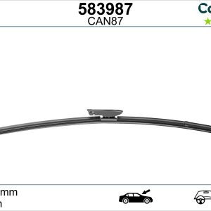 Lamela stergator FIAT FIORINO Autoutilitara/limuzina spatioasa (225_) 1.3 D Multijet (225BXD1A, 225BXB1A, 225BXB11) diesel 75 cai VALEO 583987