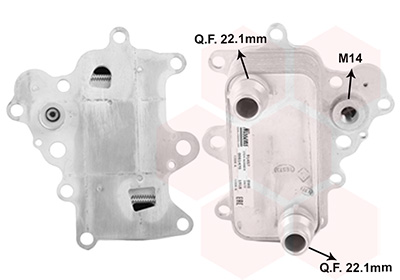 Radiator ulei motor VAN WEZEL 01013701 – FIAT | AutoRival