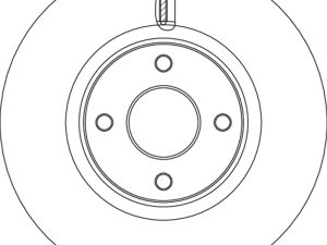Disc frana FORD ECOSPORT 1.0 EcoBoost benzina 95 cai TRW DF6761S