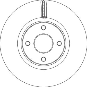 Disc frana FORD ECOSPORT 1.5 EcoBlue TDCi diesel 100 cai TRW DF6761S