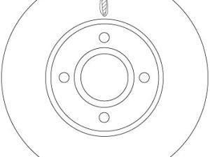 Disc frana FORD ECOSPORT 1.5 EcoBlue TDCi diesel 95 cai TRW DF6898