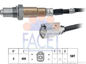 Sonda Lambda FORD ECOSPORT 1.5 Ti benzina 112 cai FACET 10.8217