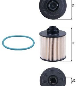 Filtru combustibil FORD ECOSPORT 1.5 TDCi diesel 90 cai MAHLE ORIGINAL KX 420D