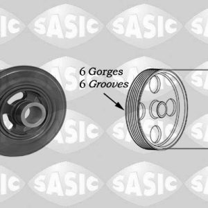 Fulie curea arbore cotit FORD ECOSPORT 1.5 Ti benzina 112 cai SASIC 2156084
