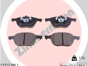 Placute frana FORD ECOSPORT 1.0 EcoBoost benzina 100 cai ZIMMERMANN 23723.180.1