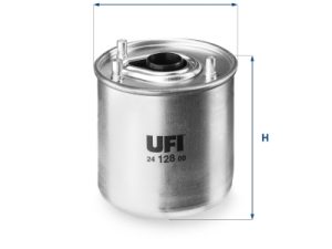 Filtru combustibil FORD ECOSPORT 1.5 TDCi diesel 90 cai UFI 24.128.00