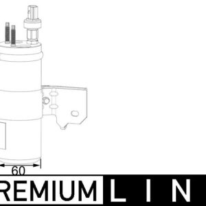 Uscator aer conditionat FORD ECOSPORT 1.5 EcoBlue TDCi diesel 95 cai MAHLE ORIGINAL AD 3 000P