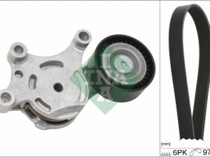 Set curea transmisie cu caneluri FORD ECOSPORT 1.5 EcoBlue TDCi diesel 100 cai INA 529 0261 10