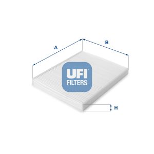 Filtru polen FORD ECOSPORT 1.5 EcoBlue TDCi diesel 95 cai UFI 53.207.00