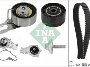 Set pompa apa + curea dintata FORD ECOSPORT 1.5 EcoBlue TDCi diesel 95 cai INA 530 0698 30