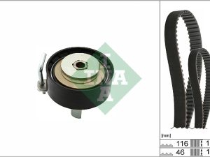 Kit distributie FORD ECOSPORT 1.0 EcoBoost benzina 100 cai INA 530 0700 10
