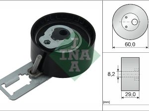 Rola intinzator curea distributie FORD ECOSPORT 1.5 TDCi diesel 100 cai INA 531 0850 10