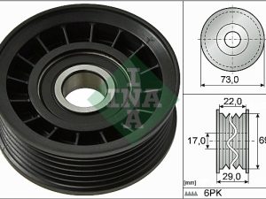 Rola ghidare / conducere curea transmisie FORD ECOSPORT 1.0 EcoBoost benzina 140 cai INA 532 0649 10