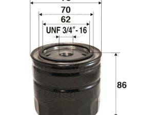 Filtru ulei FORD ECOSPORT 1.5 Ti benzina 112 cai VALEO 586039