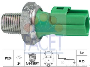 Senzor presiune ulei FORD ECOSPORT 1.0 EcoBoost benzina 100 cai FACET 7.0146