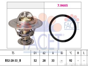 Termostat lichid racire FORD ECOSPORT 1.0 EcoBoost benzina 100 cai FACET 7.8928