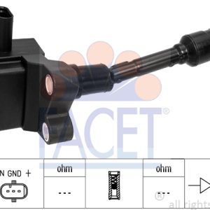 Bobina de inductie FORD ECOSPORT 1.0 EcoBoost benzina 100 cai FACET 9.6519