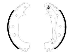 Set saboti frana FORD ECOSPORT 1.0 EcoBoost benzina 100 cai TEXTAR 91081600