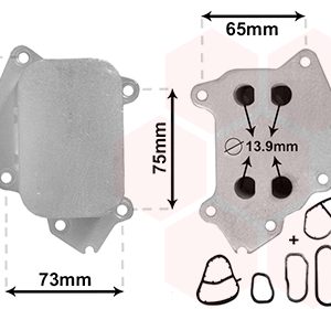 Radiator ulei motor FORD ECOSPORT 1.5 TDCi EcoBlue diesel 120 cai VAN WEZEL 09013700