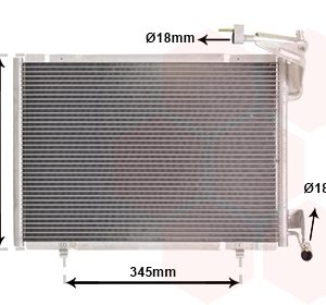 Condensator climatizare FORD ECOSPORT 1.0 EcoBoost benzina 125 cai VAN WEZEL 18015718
