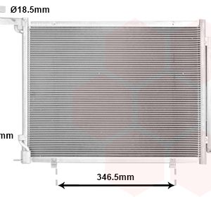 Condensator climatizare FORD ECOSPORT 1.5 EcoBlue TDCi diesel 100 cai VAN WEZEL 18015723