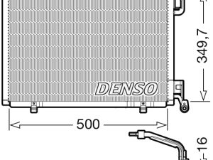 Condensator climatizare FORD ECOSPORT 1.0 EcoBoost benzina 125 cai DENSO DCN10055