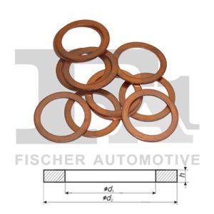 Inel etansare surub drena ulei FORD ECOSPORT 1.5 TDCi EcoBlue diesel 125 cai FA1 746.520.010