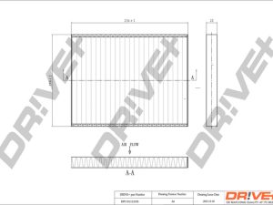 Filtru polen FORD ECOSPORT 1.0 EcoBoost benzina 100 cai DRIVE DP1110.12.0183