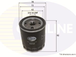 Filtru ulei FORD ECOSPORT 1.5 Ti benzina 112 cai COMLINE EOF023