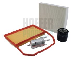 Set filtre FORD ECOSPORT 1.5 Ti benzina 112 cai HOFFER FKVAG013