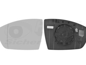 Sticla oglinda retrovizoare exterioara FORD ECOSPORT 1.0 EcoBoost benzina 125 cai VAN WEZEL 1803835