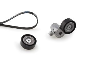 Set curea transmisie cu caneluri FORD ECOSPORT 1.0 EcoBoost benzina 100 cai GATES K016PK1503