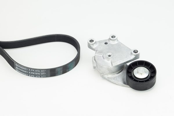 Set curea transmisie cu caneluri FORD ECOSPORT 1.5 TDCi diesel 100 cai CONTITECH 6PK976K1