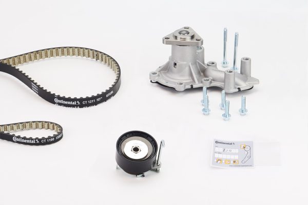 Set pompa apa + curea dintata FORD ECOSPORT 1.0 EcoBoost benzina 100 cai CONTITECH CT1211WP2PRO