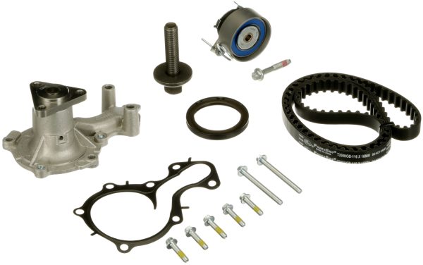 Set pompa apa + curea dintata FORD ECOSPORT 1.0 EcoBoost benzina 100 cai GATES KP2T359HOB