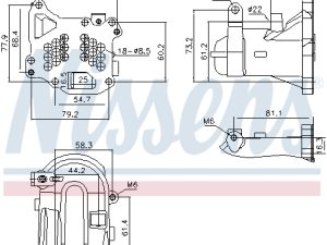 Radiator recirculare gaze de esapament FORD ECOSPORT 1.5 TDCi diesel 90 cai NISSENS 989313