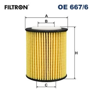 Filtru ulei FORD ECOSPORT 1.5 TDCi EcoBlue 4x4 diesel 125 cai FILTRON OE 667/6