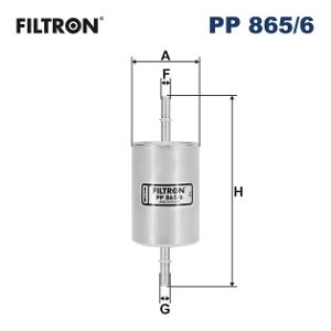 Filtru combustibil FORD ECOSPORT 1.5 Ti benzina 112 cai FILTRON PP 865/6