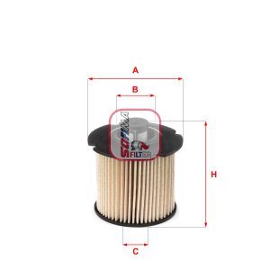Filtru combustibil FORD ECOSPORT 1.5 EcoBlue TDCi diesel 95 cai SOFIMA S 6104 NE