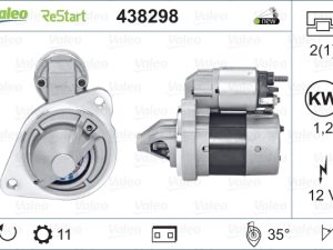 Electromotor FORD ECOSPORT 1.0 EcoBoost benzina 100 cai VALEO 438298