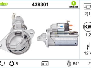Electromotor FORD ECOSPORT 1.0 EcoBoost benzina 125 cai VALEO 438301