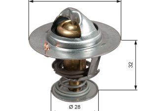 Termostat lichid racire FORD ECOSPORT 1.0 EcoBoost benzina 100 cai GATES TH50292G1