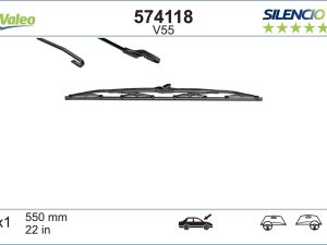 Lamela stergator FORD ECOSPORT 1.0 EcoBoost benzina 125 cai VALEO 574118
