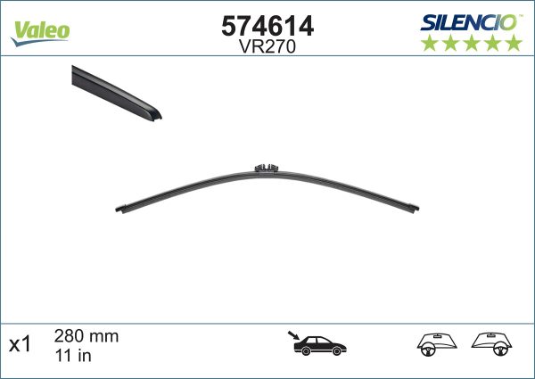 Lamela stergator FORD ECOSPORT 1.5 TDCi diesel 100 cai VALEO 574614