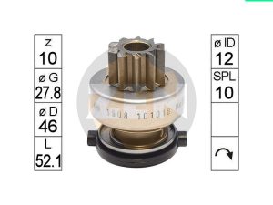 Cuplaj unisens demaror ERA ZN1908 – FORD | AutoRival