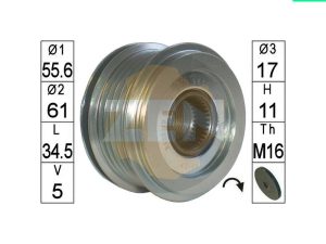 Fulie alternator ERA ZN5668 – FORD | AutoRival